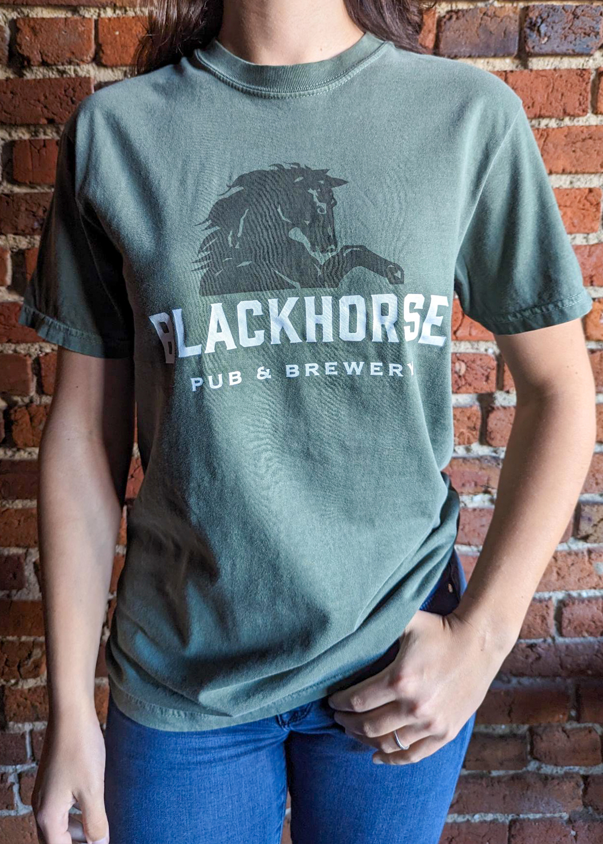 Blackhorse_Logo_T_Shirt_Sage_Women